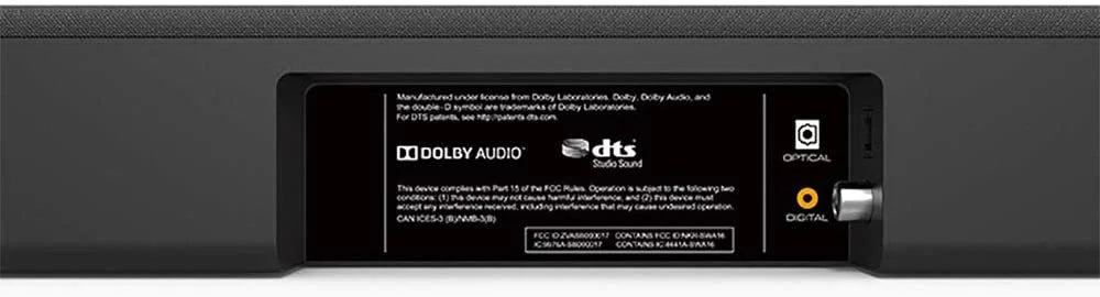 Vizio SB3621n-E8 36" 2.1 Channel Soundbar System - Bluetooth Enabled - Wireless Subwoofer