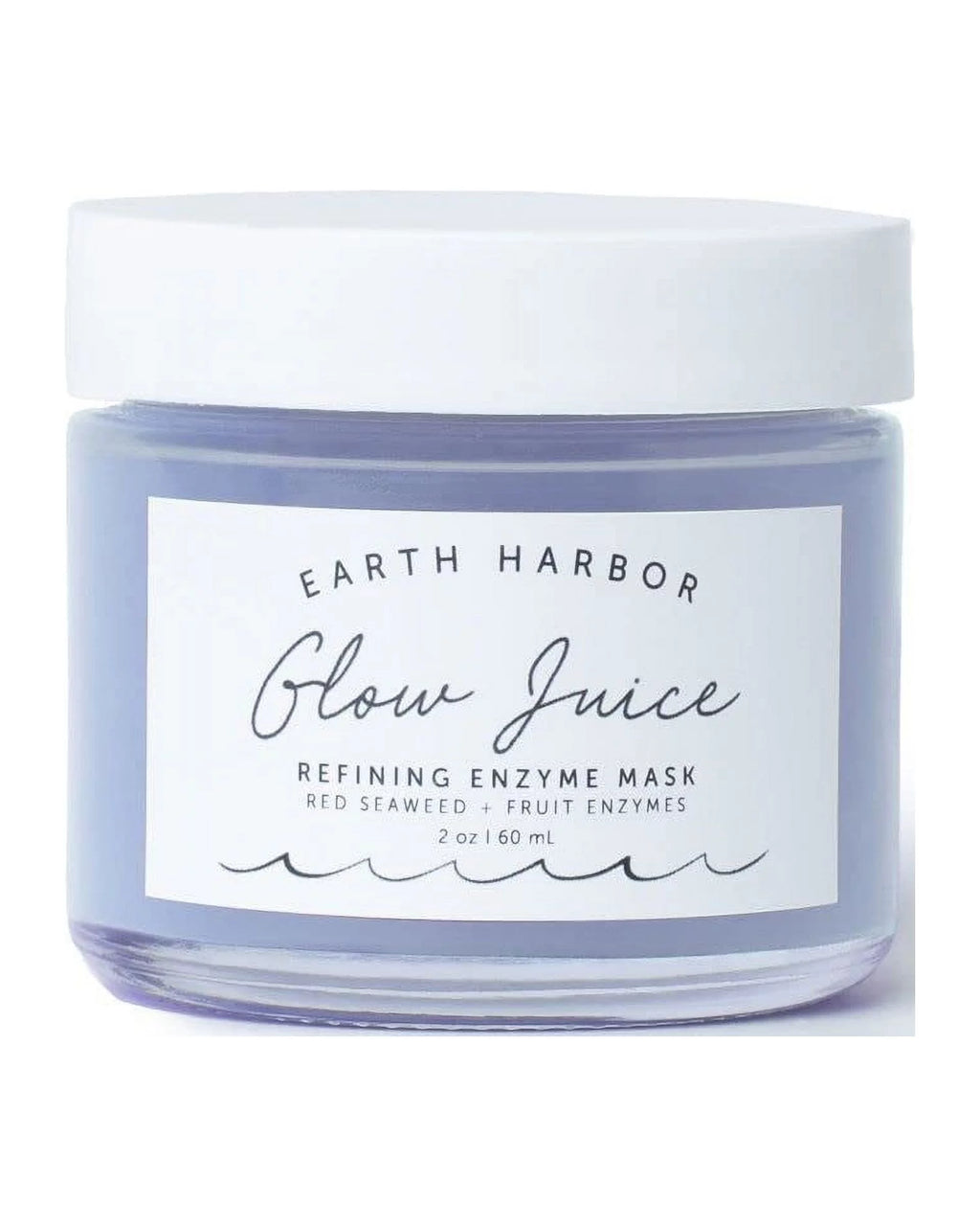 Earth Harbor Glow Juice refining enzyme mask  red seaweed | fruit enzymes 2 fl oz
