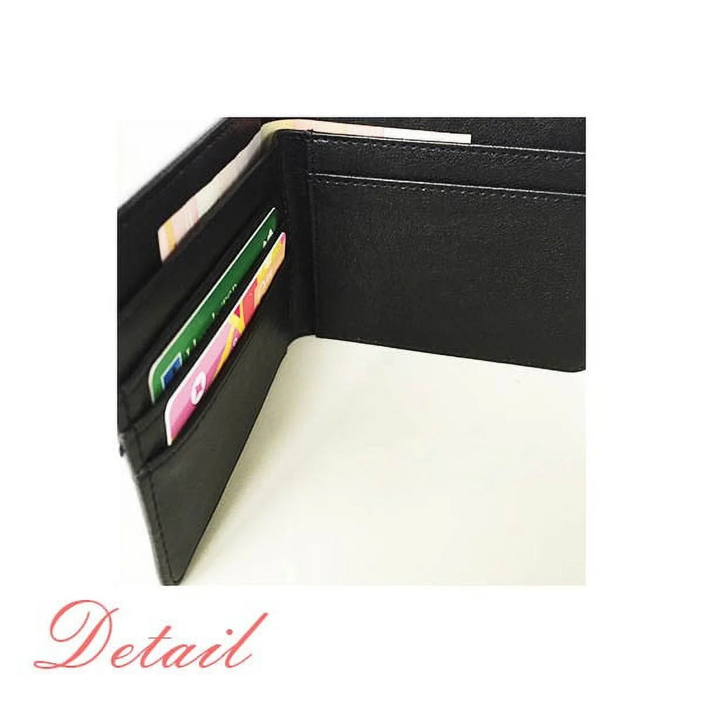 99 years old Boy Age Longevity Flip Bifold Faux Leather Wallet  Multi-Function Card Purse