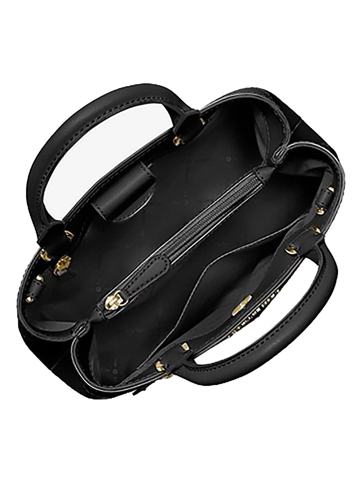 Michael Kors Hailee Large Saffiano Leather Satchel 38T9Cx2S3L Black