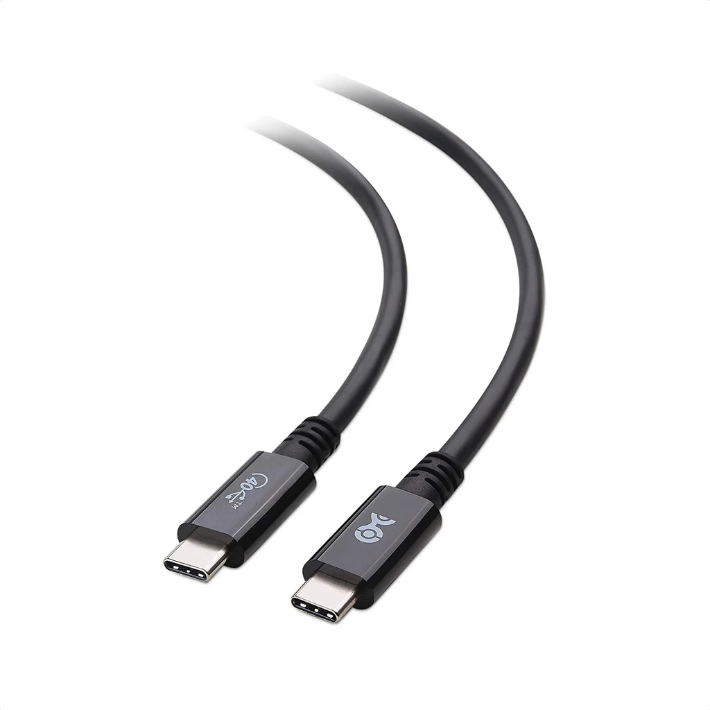[USB-IF Certified] Cable Matters USB4 Cable 2.6 ft with 40Gbps Data, 8K Video Support, and 100W Charging, Compatible with Thunderbolt 4 Thunderbolt 3, USB C for MacBook, DELL XPS, Surface Pro and More