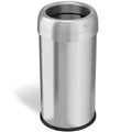 halo Dual Deodorizer Rust-resistant Alloy 16 Gallon Trash Can