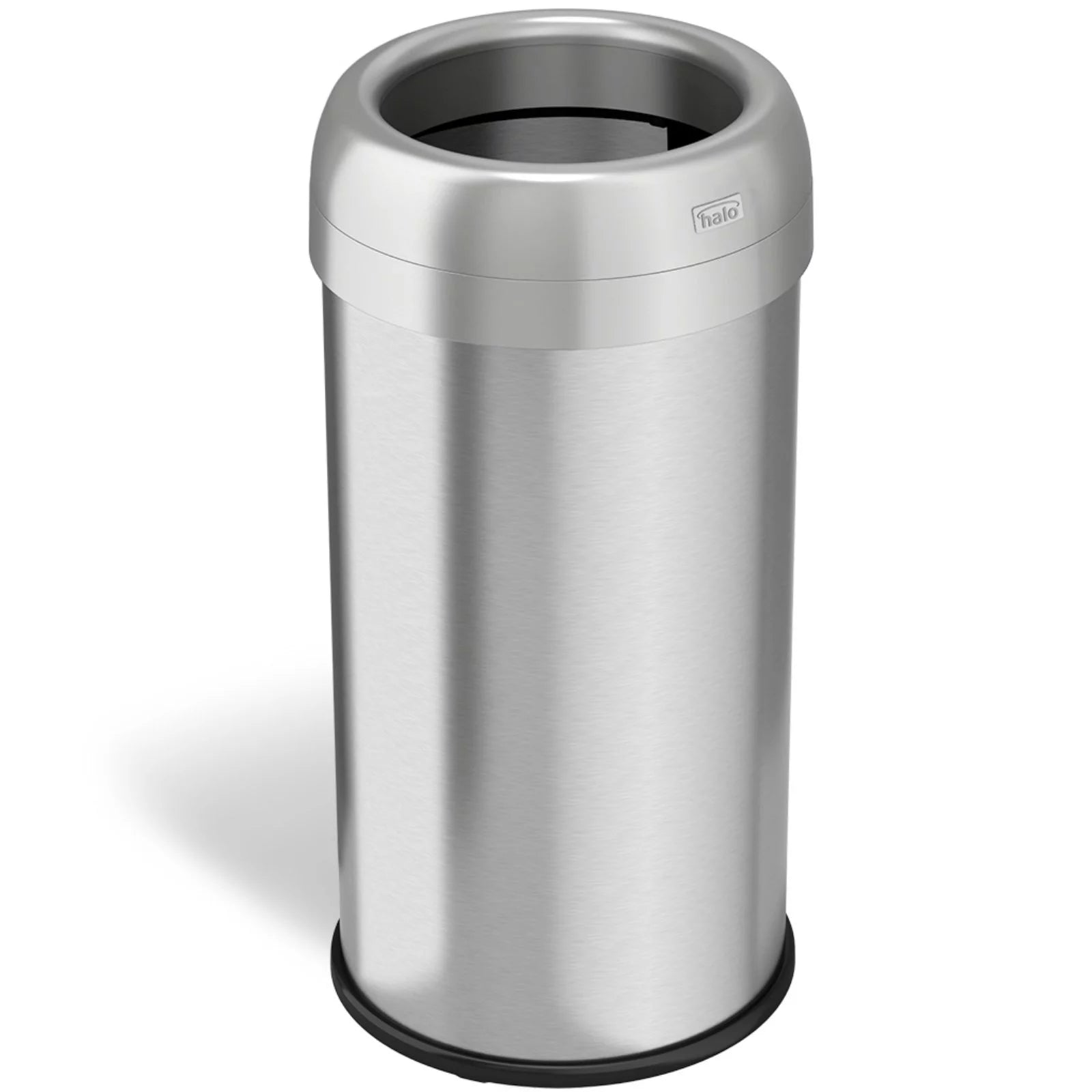 halo Dual Deodorizer Rust-resistant Alloy 16 Gallon Trash Can