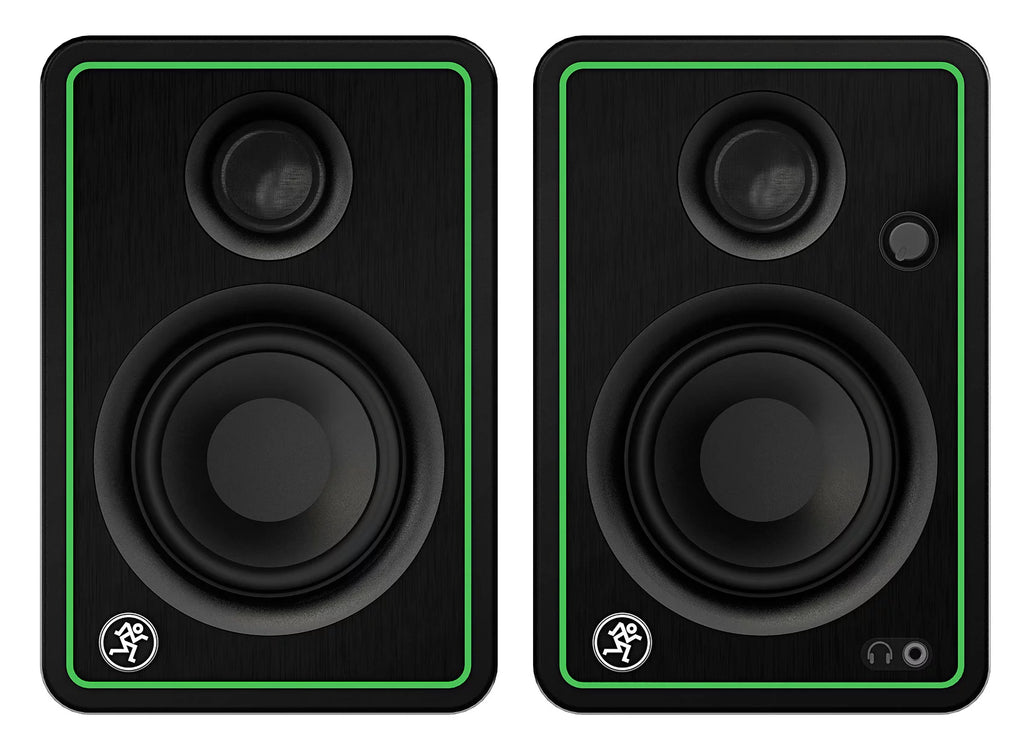 2) Mackie CR3-XBT 3" 50w Bluetooth Reference Studio Monitors + Bluetooth Speaker