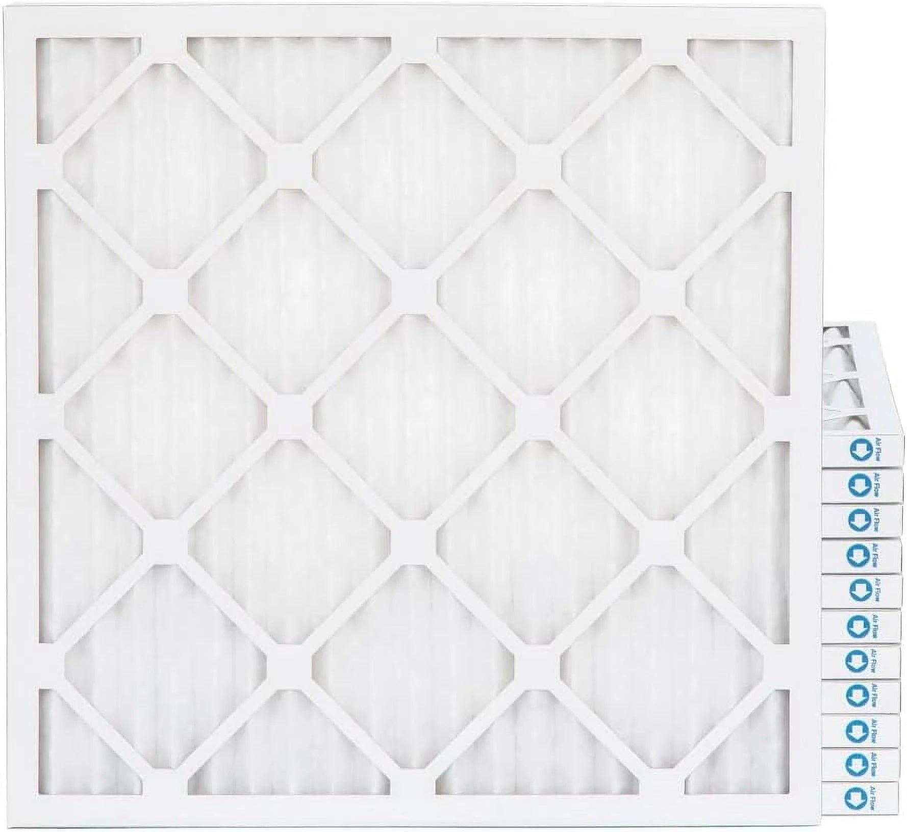 12X12x1 MERV 8 Pleated HV Furne Air Filters. Case Of 12. Size: 11-3/8 X 11-3/8 X 3/4