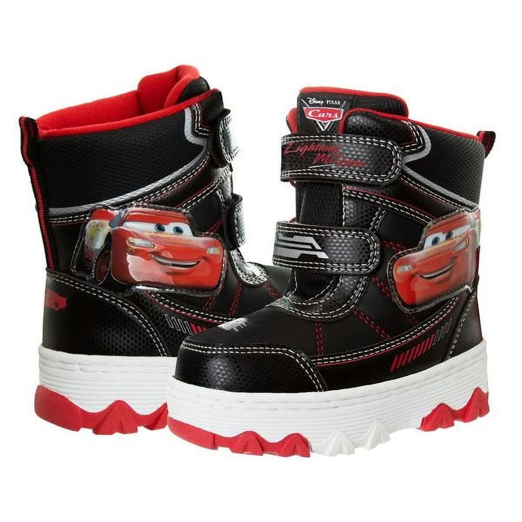 Disney Cars Snow Boots - Kids Water Resistant Winter Boots (Toddler/Little Kid)