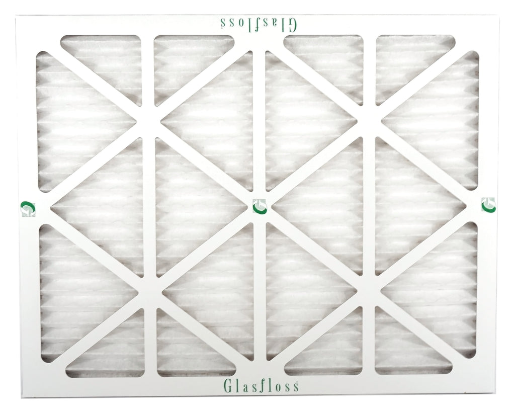 Glasfloss 20x23x1 - MERV 10 -Qty:4 - Furnace Air Filter - Made in USA (Actual Size: 19.5 x 22.5x7/8 inch)