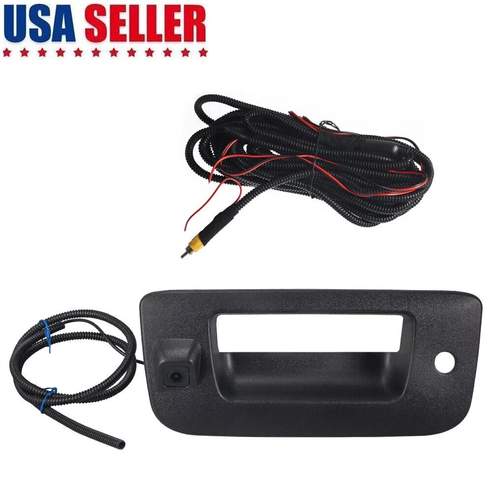 JahyShow Tailgate Handle Rear View Camera - Compatible with Chevy Silverado/GMC Sierra 07-13