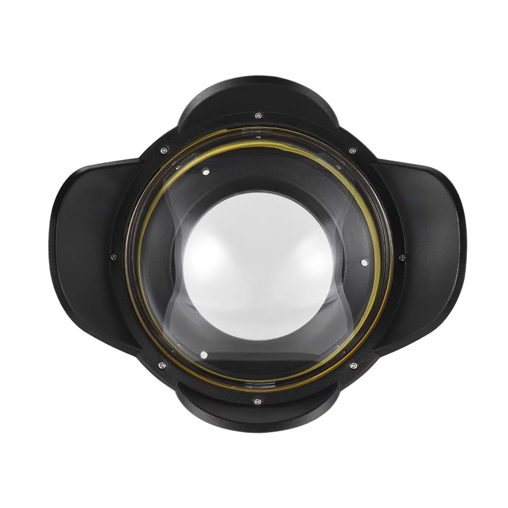 MEIKON 200mm Fisheye Wide Angle Lens Dome Port Waterproof Camera Diving Housing