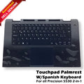 Dell Precision 5530 2-in-1 Touchpad Palmrest Spanish Keyboard Assembly YFVCJ - New