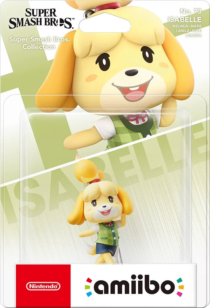 Nintendo Amiibo Isabelle Super Smash Bros No 73 Amiibo For Nintendo Switch