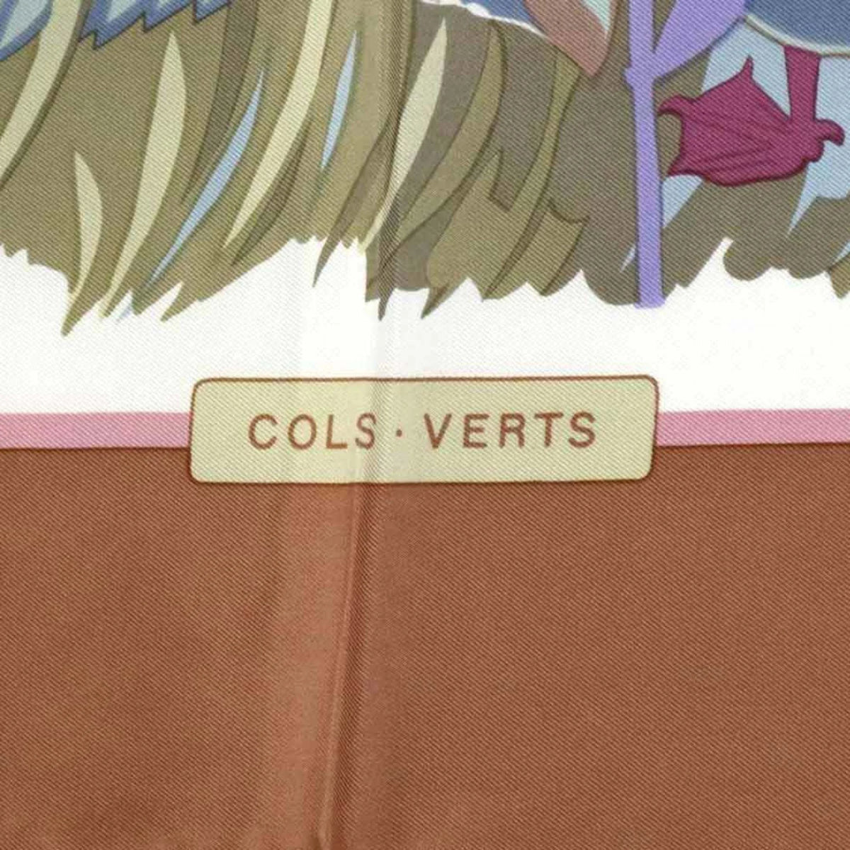 Used HERMES Scarf Carre90 Silk Pink/Multicolor For Her (Good)