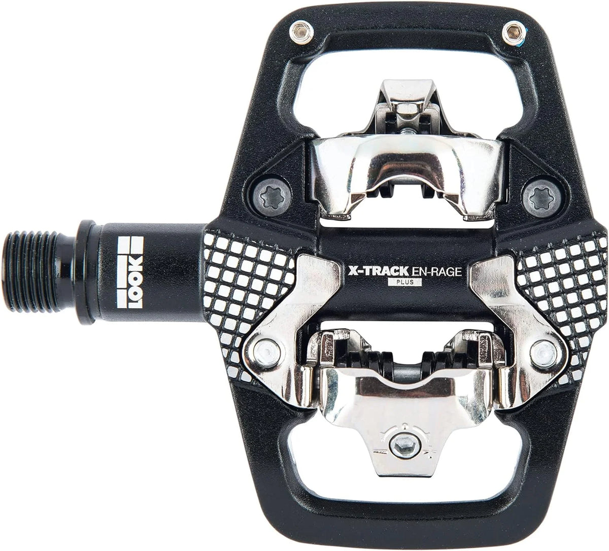 Cycle - X-Track En-Rage Plus MTB Pedals - Standard SPD Mechanism Compatible - Ultra Strong Forged Aluminum Body - Large Contact Surfaces - Ideal Enduro Bike Pedals
