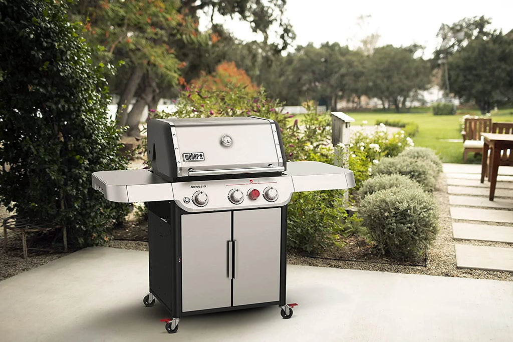 Weber Genesis Smart SX-325s 3-Burner Natural Gas Grill in Corrosion-free Metal with Smart Technology