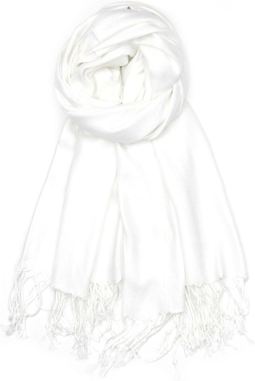 Achillea Large Soft Silky Pashmina Shawl Wrap Scarf in Solid Colors