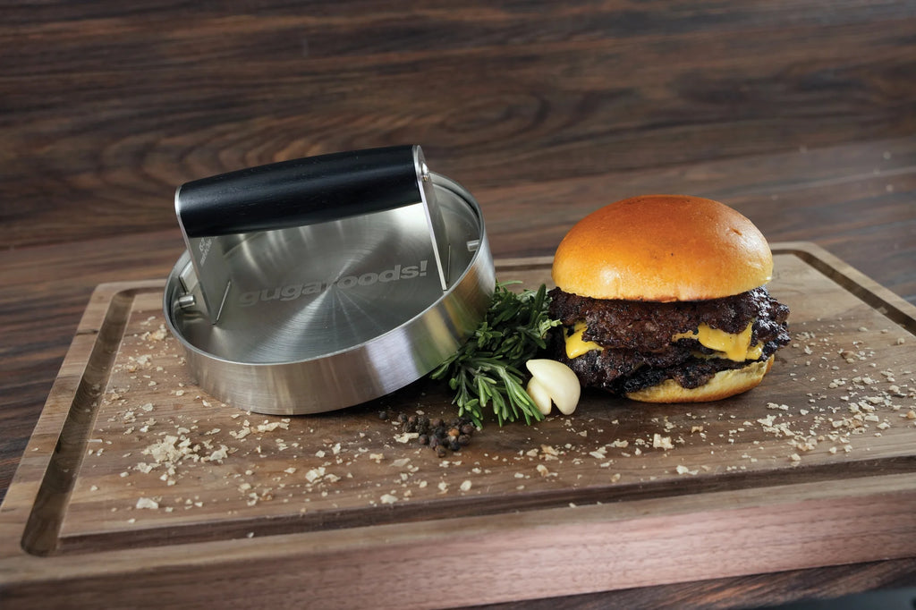 Guga Foods Adjustable Smashed Burger Press Kit, Hamburger Patty Maker, Corrosion-free Metal