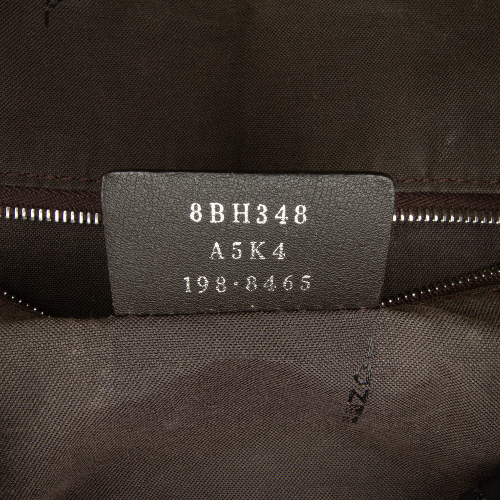 Used Authenticated Fendi Zucca Tote Bag Coated Canvas Fabric Brown Unisex (Good)