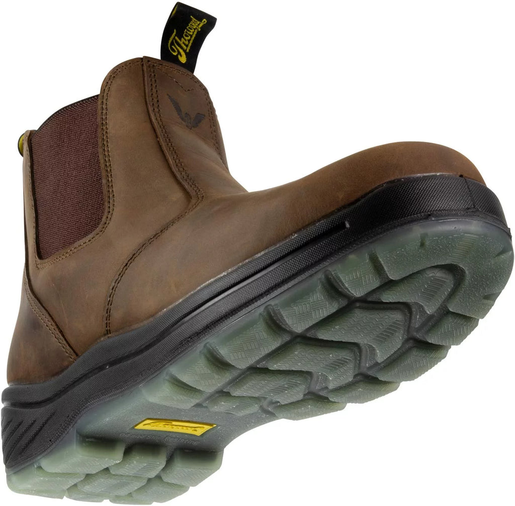 Thorogood 814-3166 Mens Thoro-Flex 6” Slip On Work Boots 11 E US 11Wide(E, W)