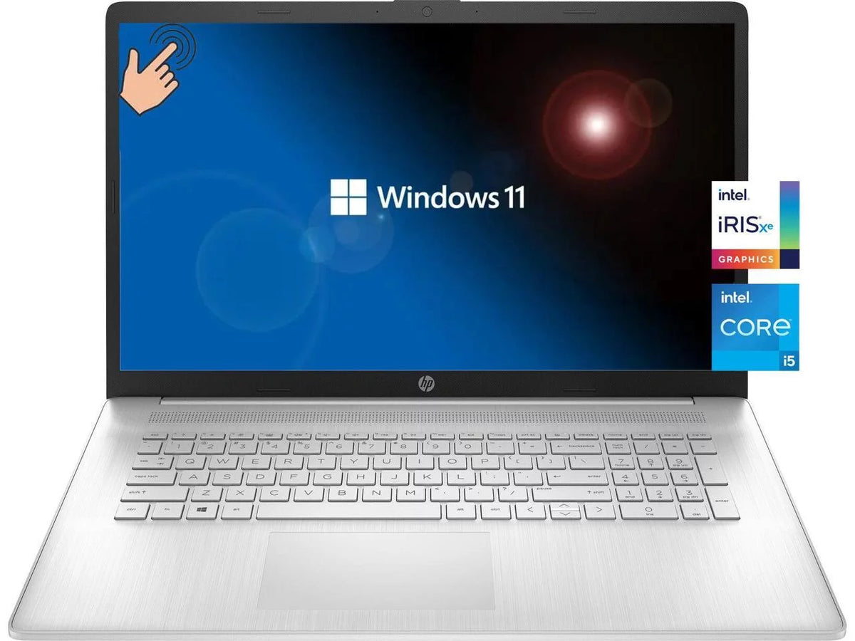 Newest HP Laptop Computer, 15.6" HD Touchscreen, 11th Generation Intel Core i5-1155G7 Processor, 128GB RAM, 2TB PCIe SSD, Intel Iris Xe Graphics, Bluetooth, HDMI, Windows 11 Home in S Mode, Cefesfy