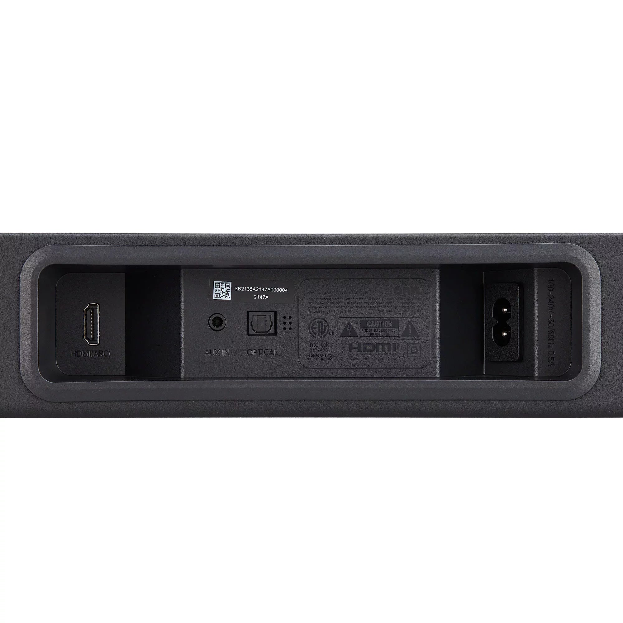 Restored Onn. 100043851 2.1 Soundbar System with 2 Speakers and Builtin Subwoofer, 36" (Refurbished)