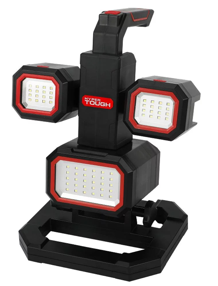 Hyper Tough 2000-Lumen LED Rechargeable Work Light & Detachable Spotlight