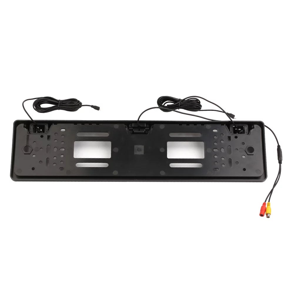 Docooler European License Plate Frame Backup Camera 12 LED Rear View Camera with Reversing  System Parking Sensor