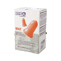 MAX-1 D Single-Use Earplugs Cordless, 33NRR, Coral, LS 500 Refill
