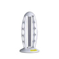 Ore International 16.5" in UV STERILIZED WHITE TABLE LAMP W/ REMOTE CONTROL