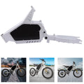 Miumaeov Electric Bicycle Iron Frame Adjustable For 20" or 26" Stealth Bomber E-Bikes(White)