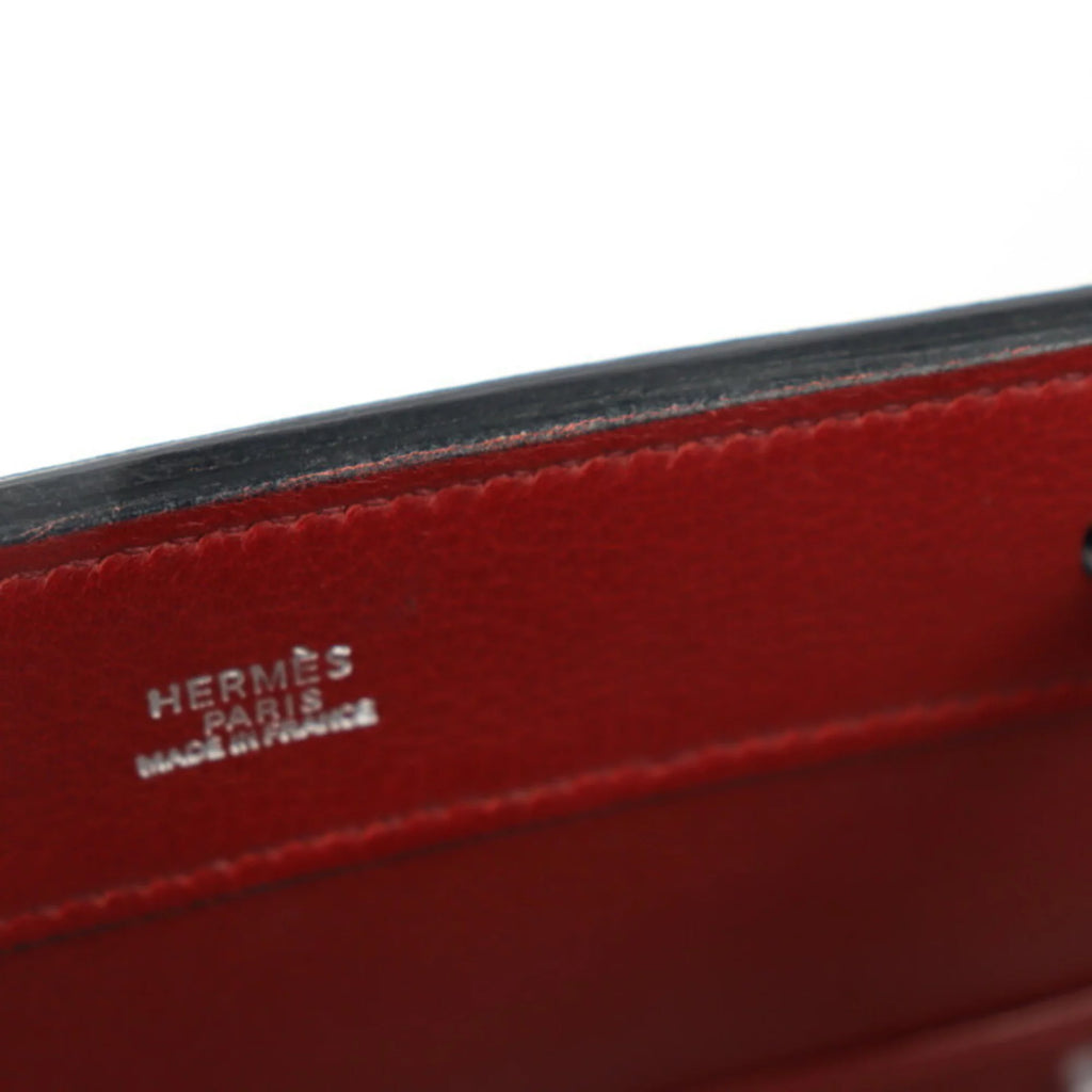 Used HERMES Hermes Museau Shoulder bag Taurillon Clemence Rouge Ash Tote □E stamp (Good)