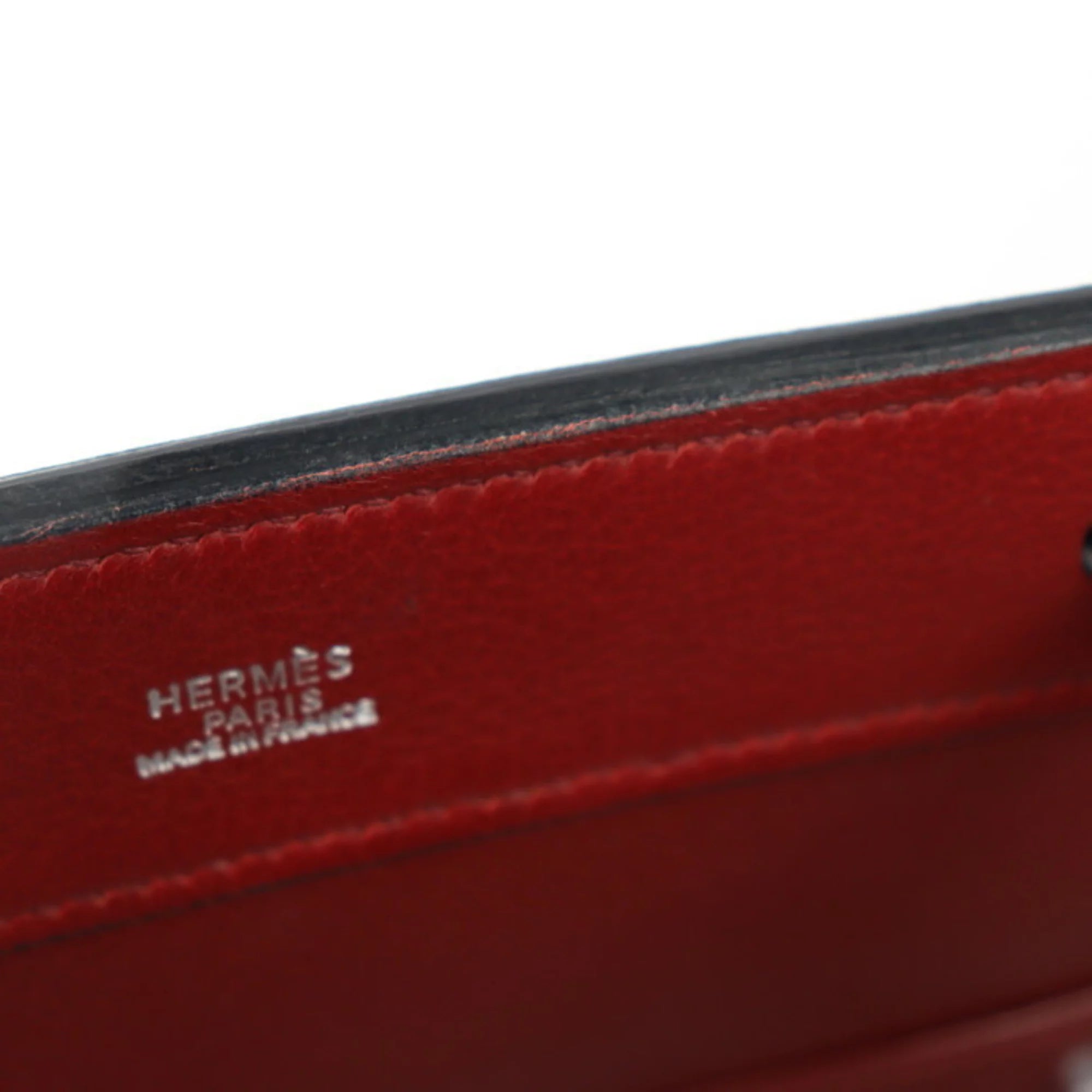 Used HERMES Hermes Museau Shoulder bag Taurillon Clemence Rouge Ash Tote □E stamp (Good)