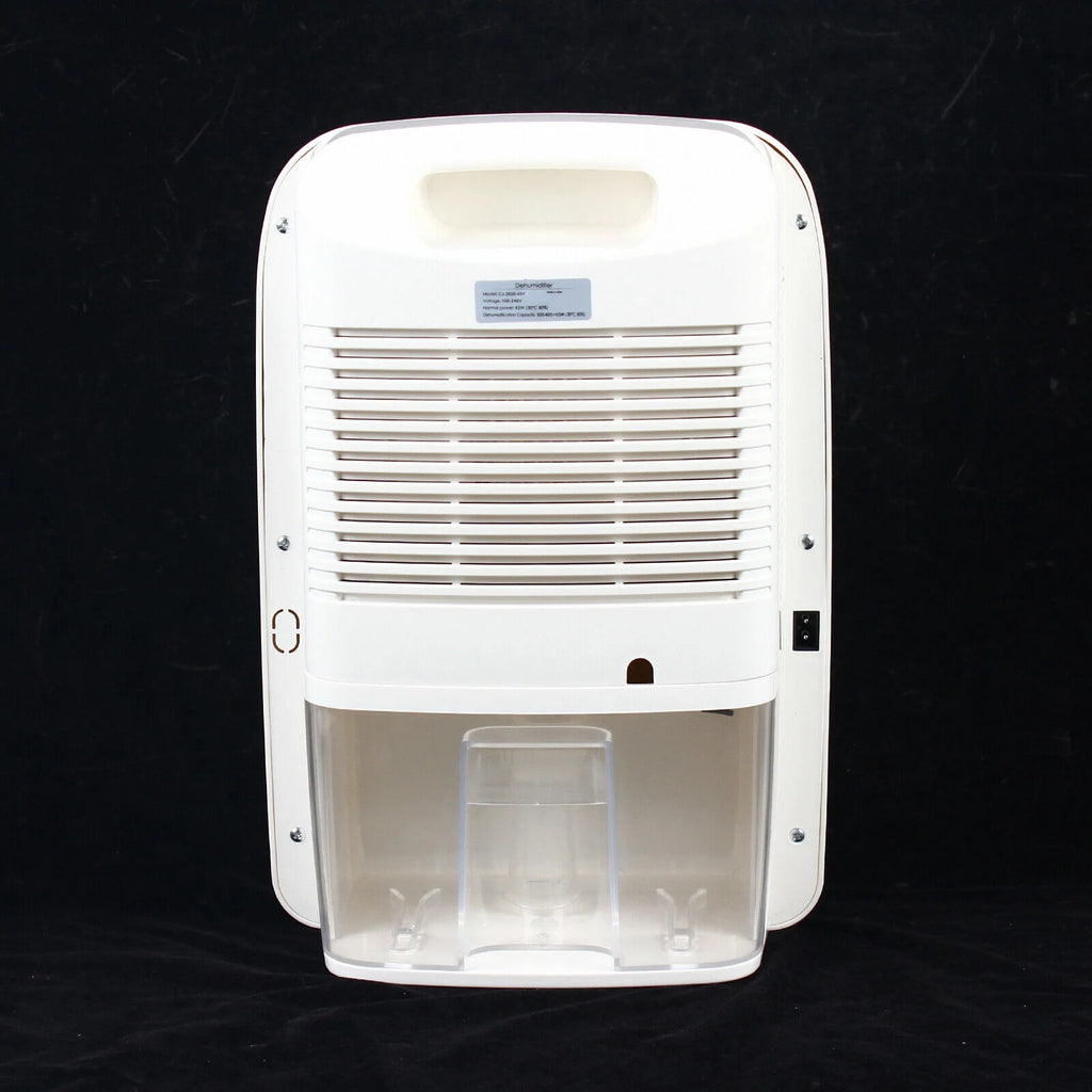 Mini Remote Dehumidifier Household Air Dryer for Home Basements Humidity with Remote Control 10-20㎡ 2.5L White