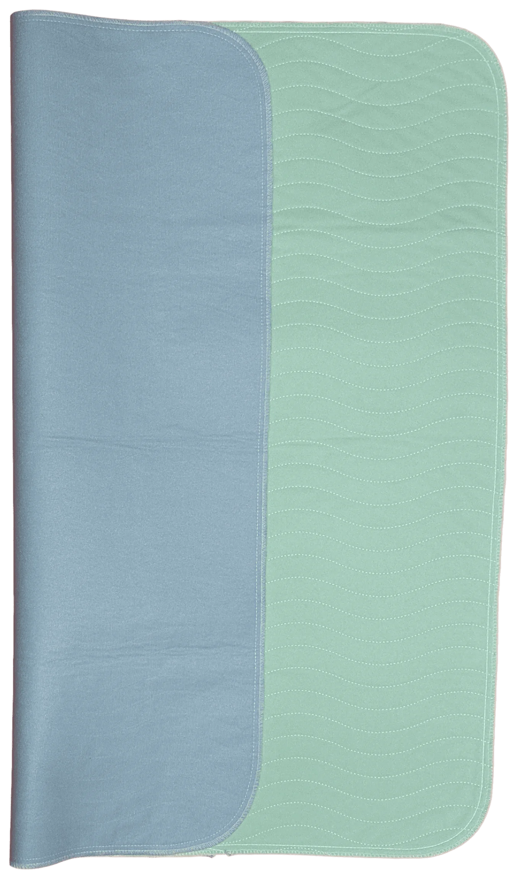 12 Pack Bed Pad Washable Incontinence Underpad - Absorbent Waterproof Urinary Protection for Seniors Children 34 x 36 Blue/Green