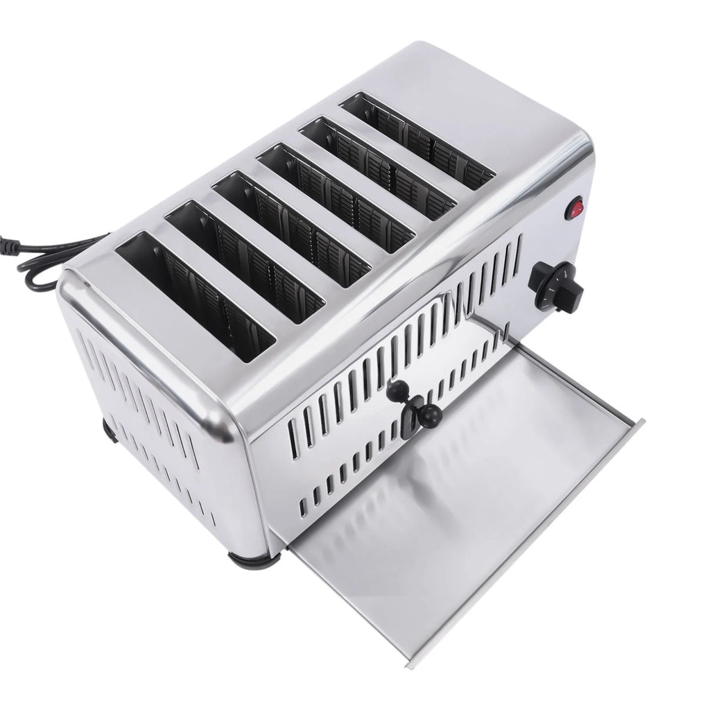 Wuzstar 6 Slices Toaster Commercial Bread Baking Machine for Toast Sandwiches Meatloaf
