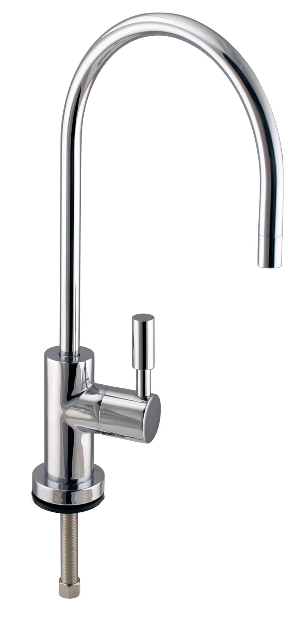 Westbrass D2036-NL-26 11" Contemporary 1-Lever Handle Cold Water Dispenser Faucet, Polished Chrome