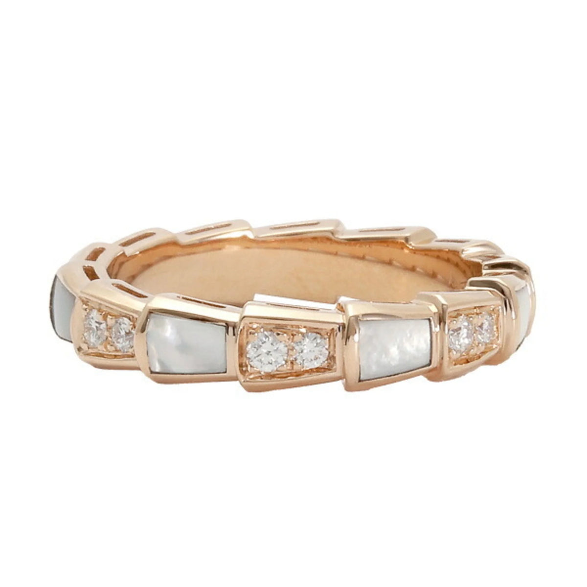 Secondhand Bvlgari Serpenti Viper K18PG Pink Gold Ring (Good)