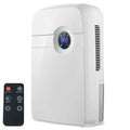 Mini Remote Dehumidifier Household Air Dryer for Home Basements Humidity with Remote Control 10-20㎡ 2.5L White