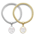 Best soldier ever Quote Profession Lover Bracelet Bangle Pendant Jewelry Couple Chain