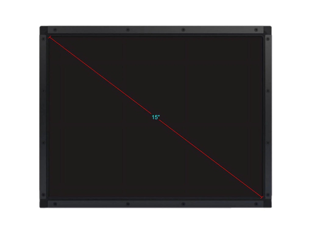 Elo E326154 1590L 15" Open Frame LCD Touchscreen (Rev B) with AccuTouch