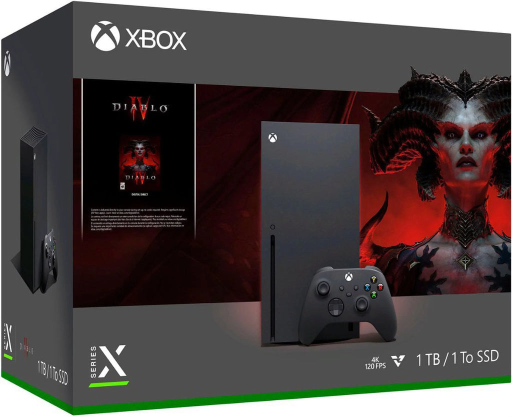 Microsoft Xbox Series X – Diablo® IV Bundle, 1TB SSD Video Gaming Console with One Xbox Wireless Controller + Mazepoly Accessories