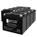 YT12B-4 12V 10Ah Replacement Battery compatible with Adventure Power UT12B-4 - 8 Pack
