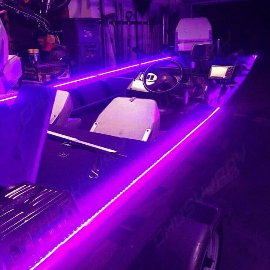 LED Lights Strip, Purple 300 LEDs Light Strips Kit for Bedroom, Home, Kitchen