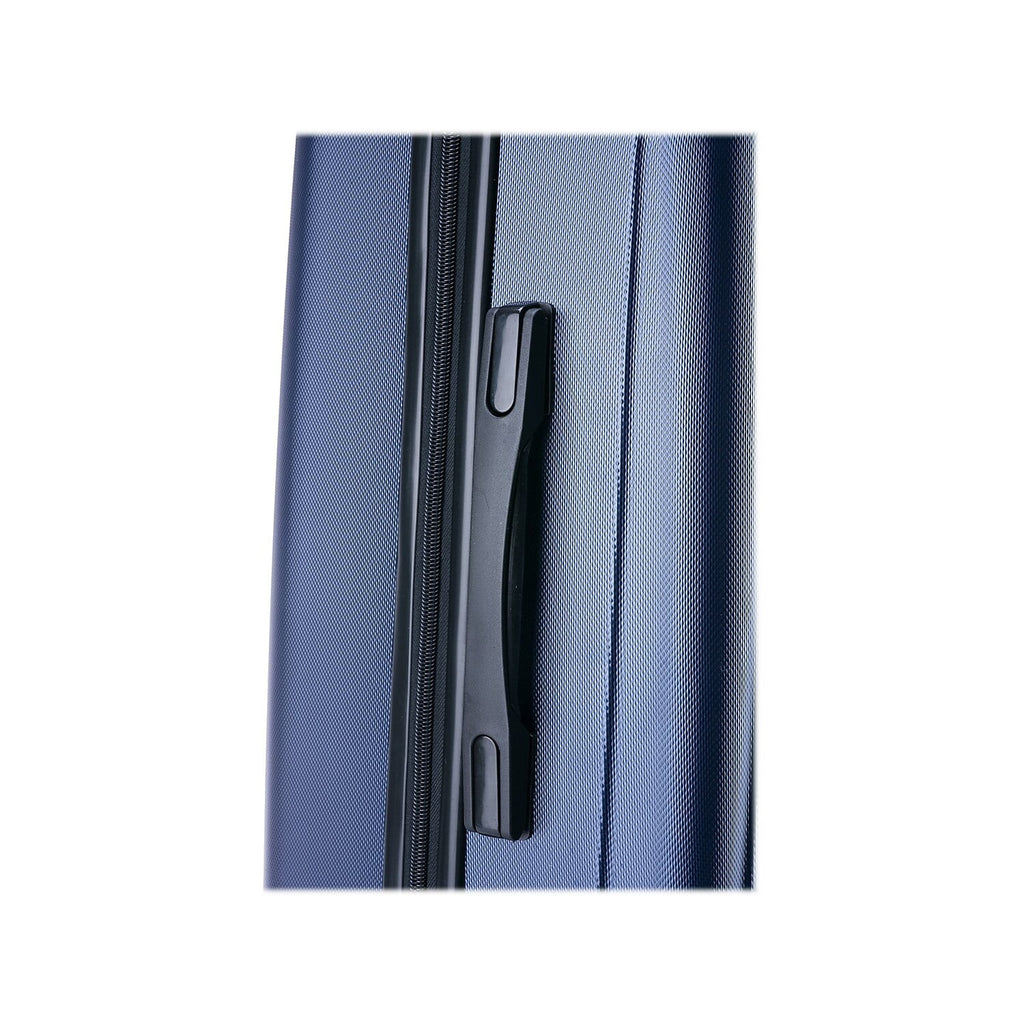 InUSA Pilot Medium Plastic 4-Wheel Spinner Luggage Blue (IUPIL00M-BLU)