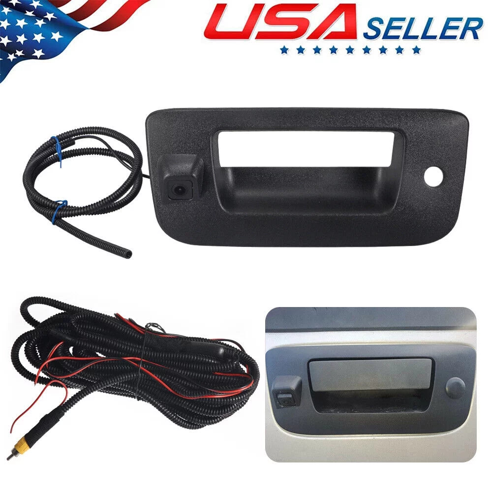JahyShow Tailgate Handle Rear View Camera - Compatible with Chevy Silverado/GMC Sierra 07-13