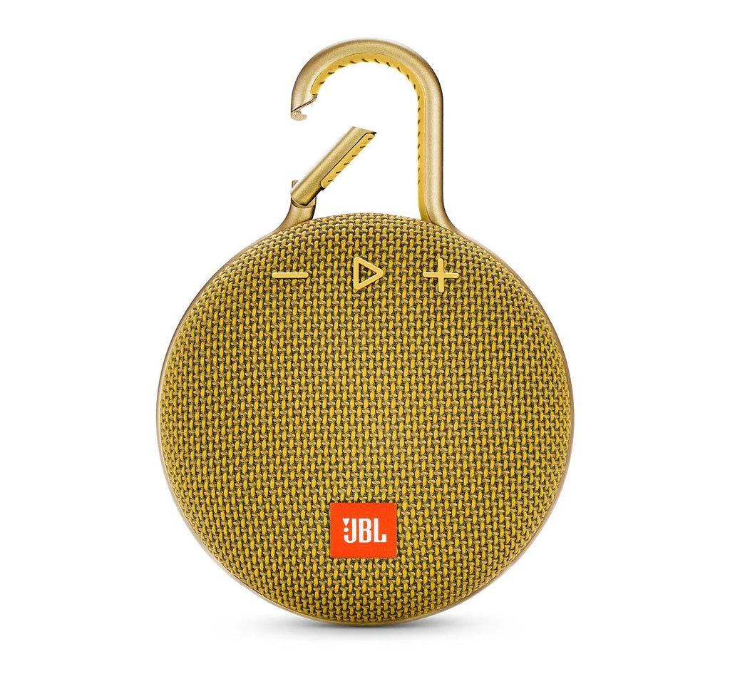 Open Box JBL Clip 3 Mustard Yellow Bluetooth Speaker