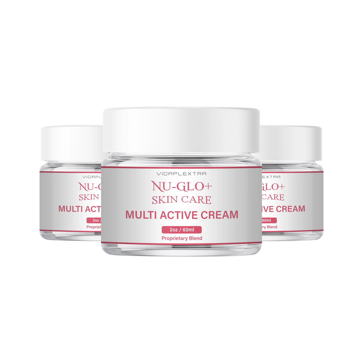 (3 Pack) Nu-Glo+ Skincare - Nu-Glo+ Skincare Cream