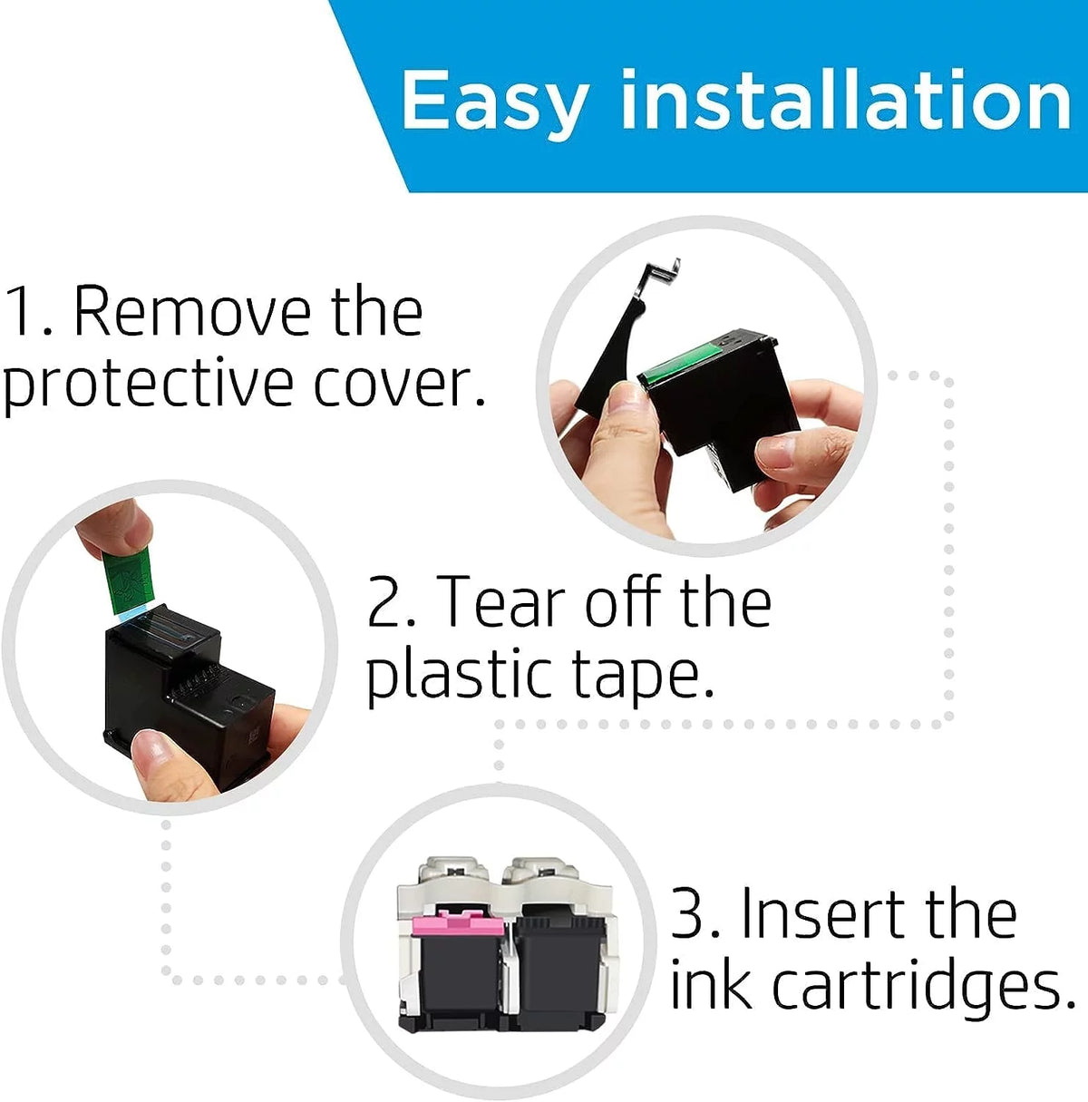 275XL 276XL Ink Cartridge Replacement for Canon PG-275 CL-276,High Yield for Canon 275 and 276 Multi Pack Ink Compatible for PIXMA TS3520 TS3522 TS3500 TR4720 TR4700 TR4722 Printers(1Black 1 Color)