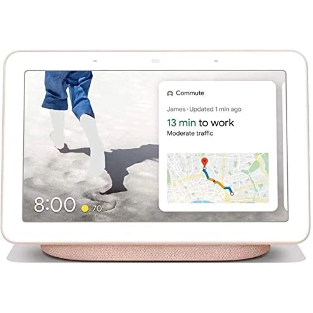 Google 7 Inch Smart Display Bluetooth Speaker with Wi-Fi for Music and Streaming (Sand)