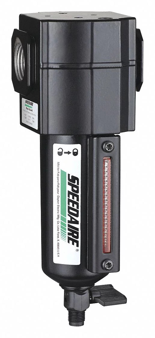 Speedaire Filter,1/4" NPT,55 cfm,5 micron  4ZL37