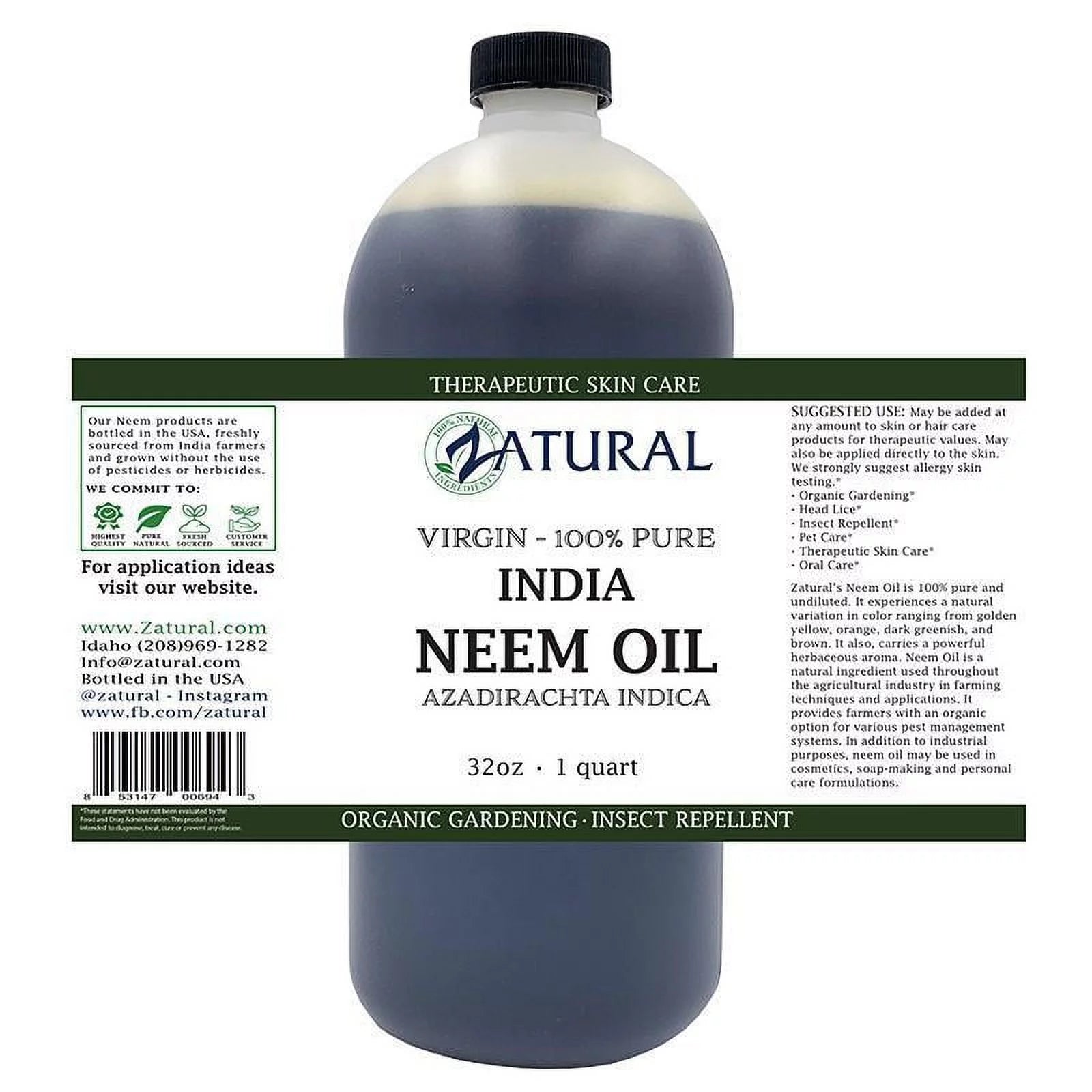 Organic Neem Oil | 100% Pure Neem Oil